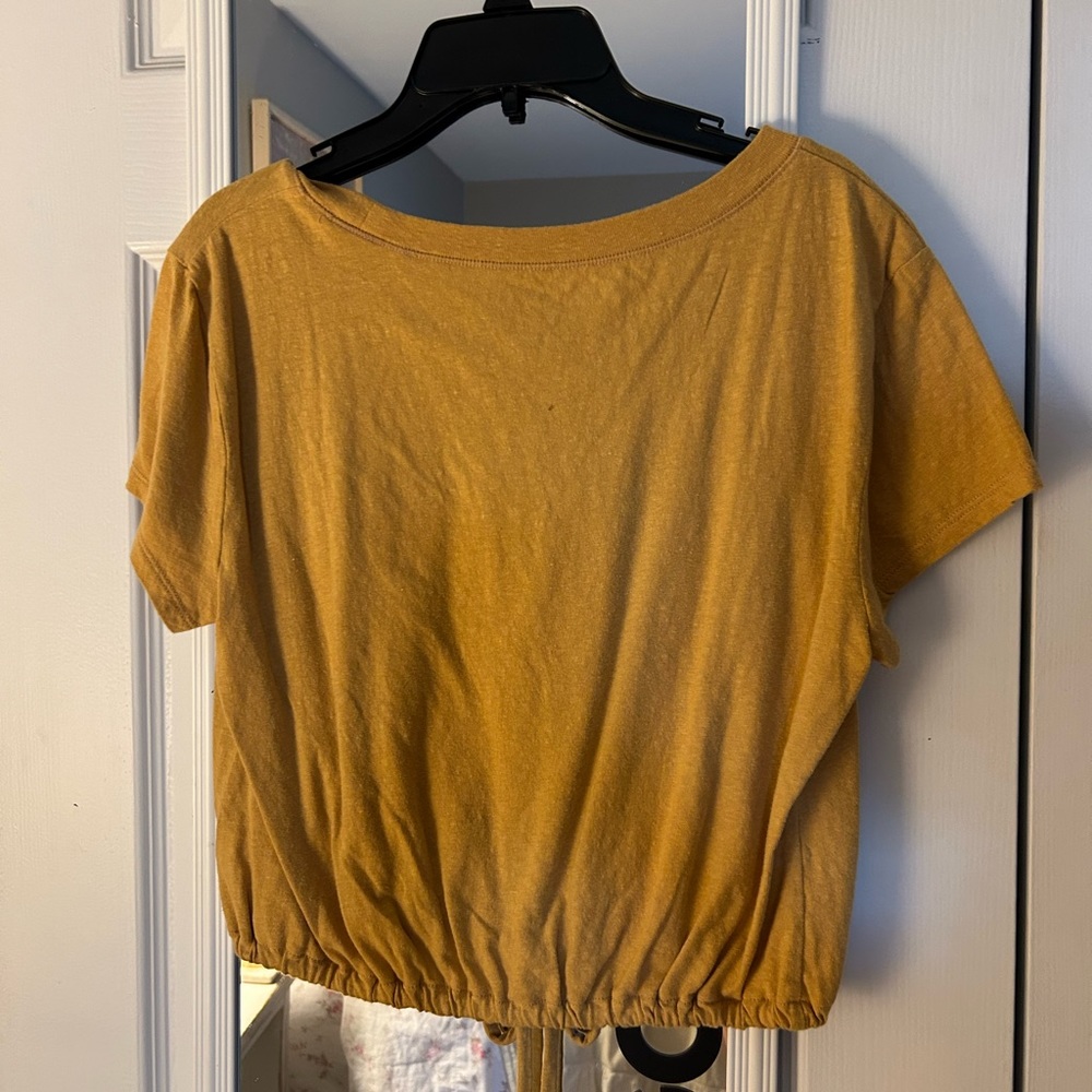 Yellow/orange aeropostale shirt!